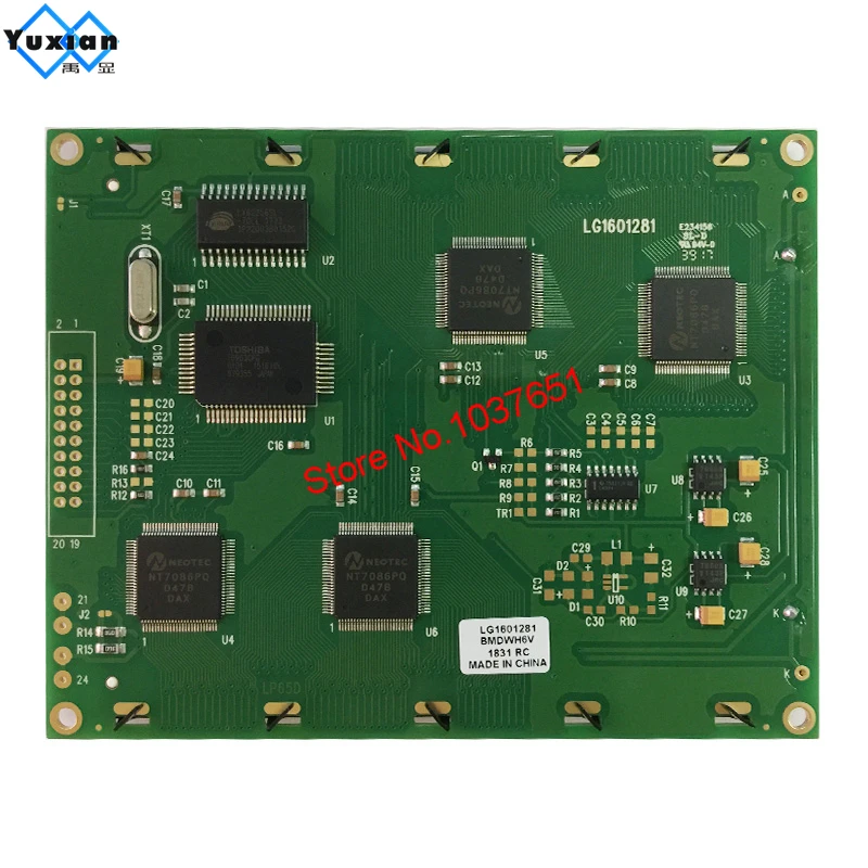 Module LCD 160128 Màn Hình Hiển Thị Màn Hình Xanh T6963C LG1601281BMDWH6V Tương Thích WG160128E