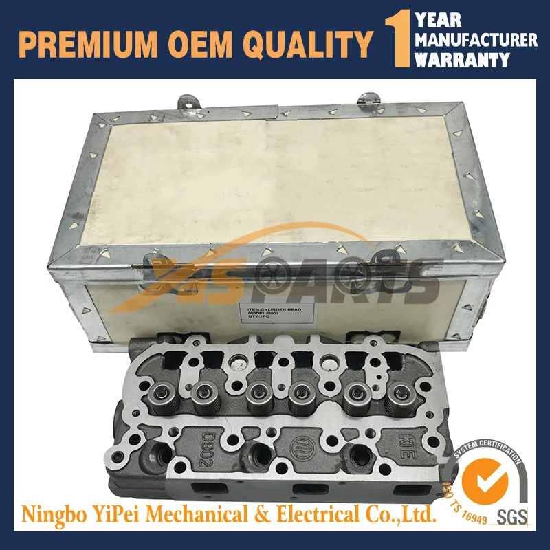 

D902 D902-ET02 Cylinder Head For Kubota KX41-3 BX24 BX2370D ZD323