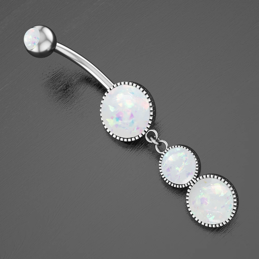 1PC Steel Belly Button Rings Crystal Piercing Navel Piercing CZ Navel Earring Belly Piercing Sexy Body Jewelry Piercings Oreill