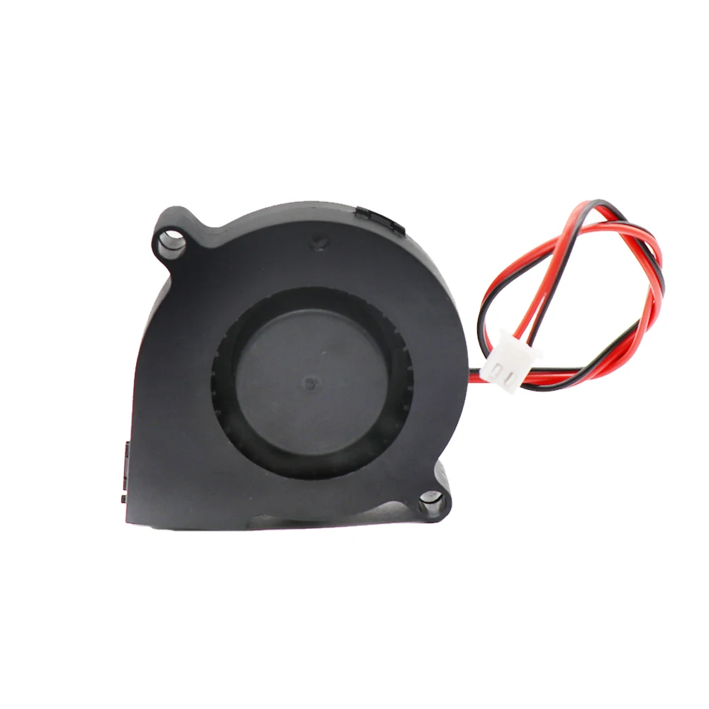 1pc 3D Printer Parts 5015 Blower Fan 12V 24V 0.1A Turbo cooling fan 5cm 50x50x15mm 5015 Black Plastic Fans For Extruder