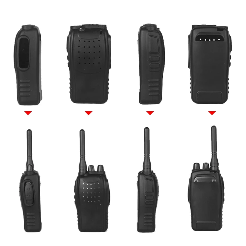 2Pcs Silicone Protective Cover Case For Baofeng BF-888s 2-Way Radio Walkie Talkie