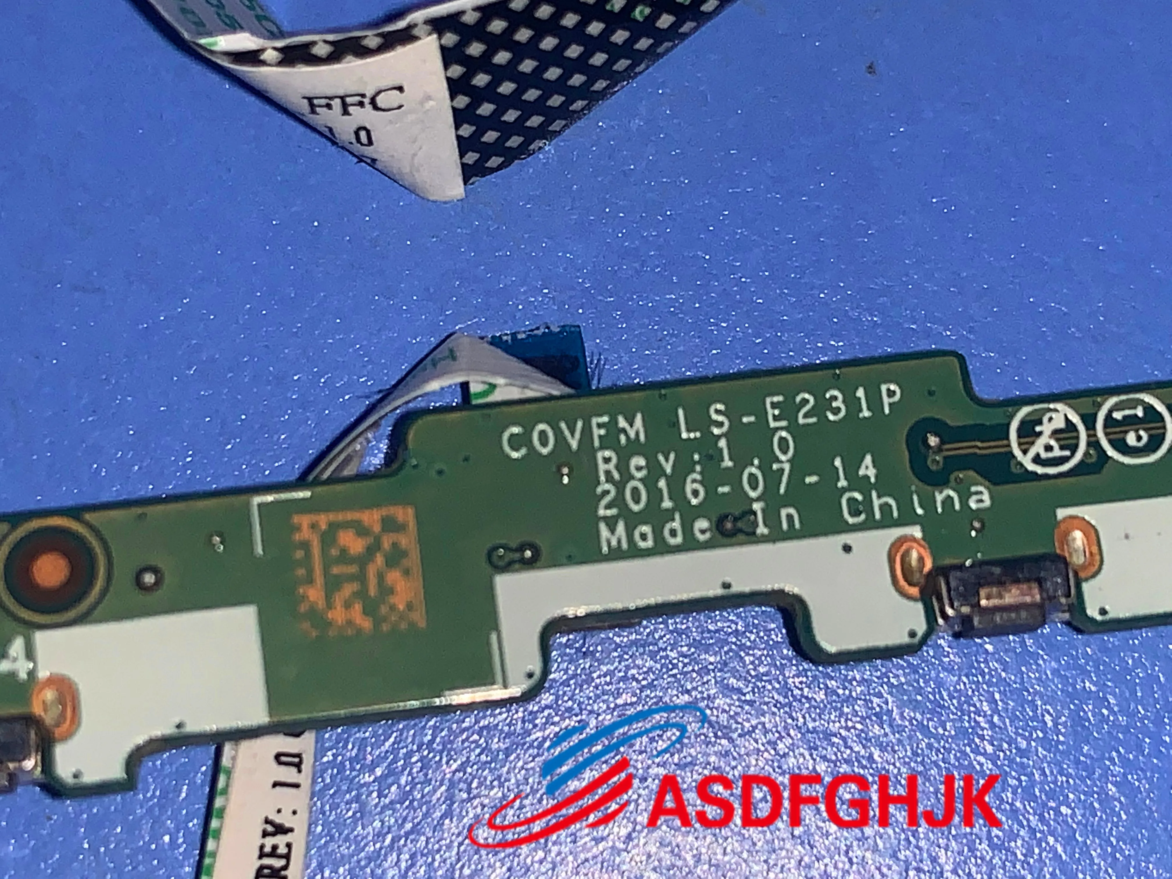 covfm ls-e231p FOR ACER Switch 10V SW5-017 TABLE Switch board with cable test good