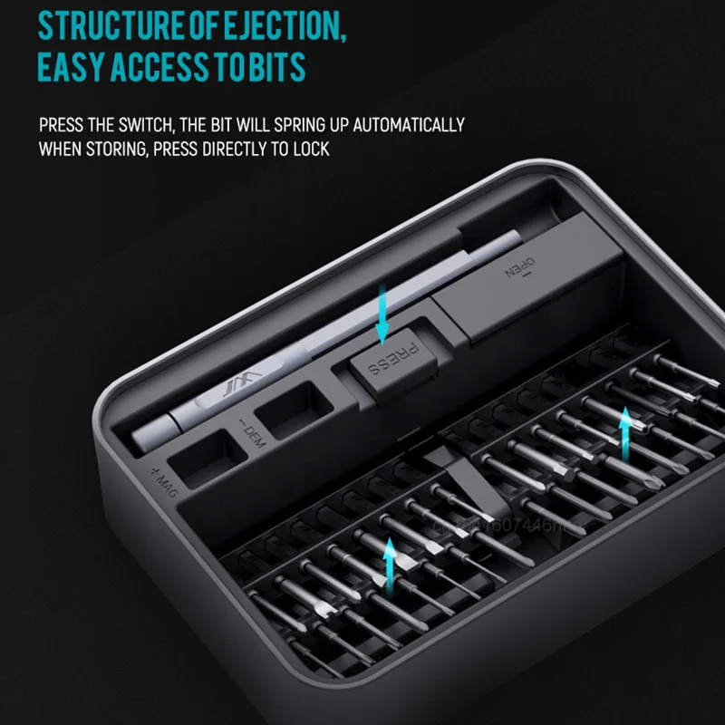 Набор отверток Youpin JIMI 38 в 1, Сменные биты FM1, набор отверток с храповым механизмом, портативная отвертка «сделай сам» для домашнего ремонта, отвертка JIMIHOME