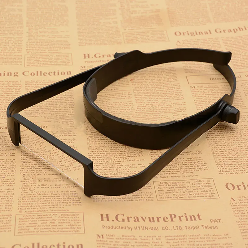 

Elderly People Newspaper Reading Helping Hand Magnifier 1.6x 2x 2.5x 3.5x Acrylic Lens Map Loupe Headband Magnifying Glass