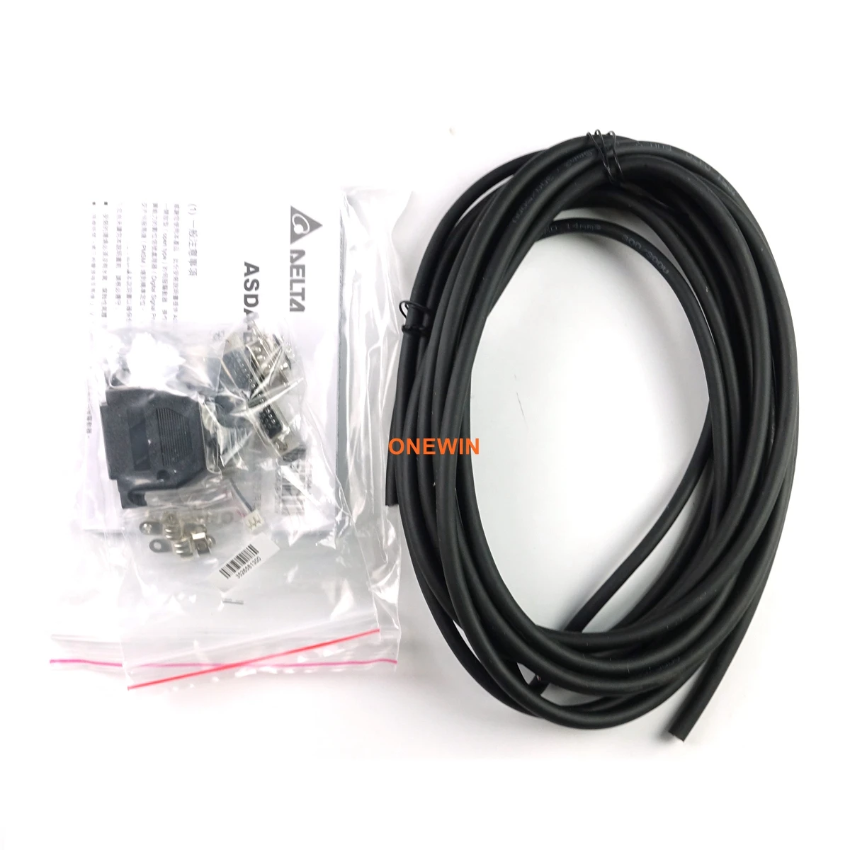 Imagem -06 - Jogo 2.39nm 750 Rpm 17bit 220 3000 do Servo Motor da C.a. de Delta Asd-b20721-b w Ecma-c20807rs v com Cabo de 3m