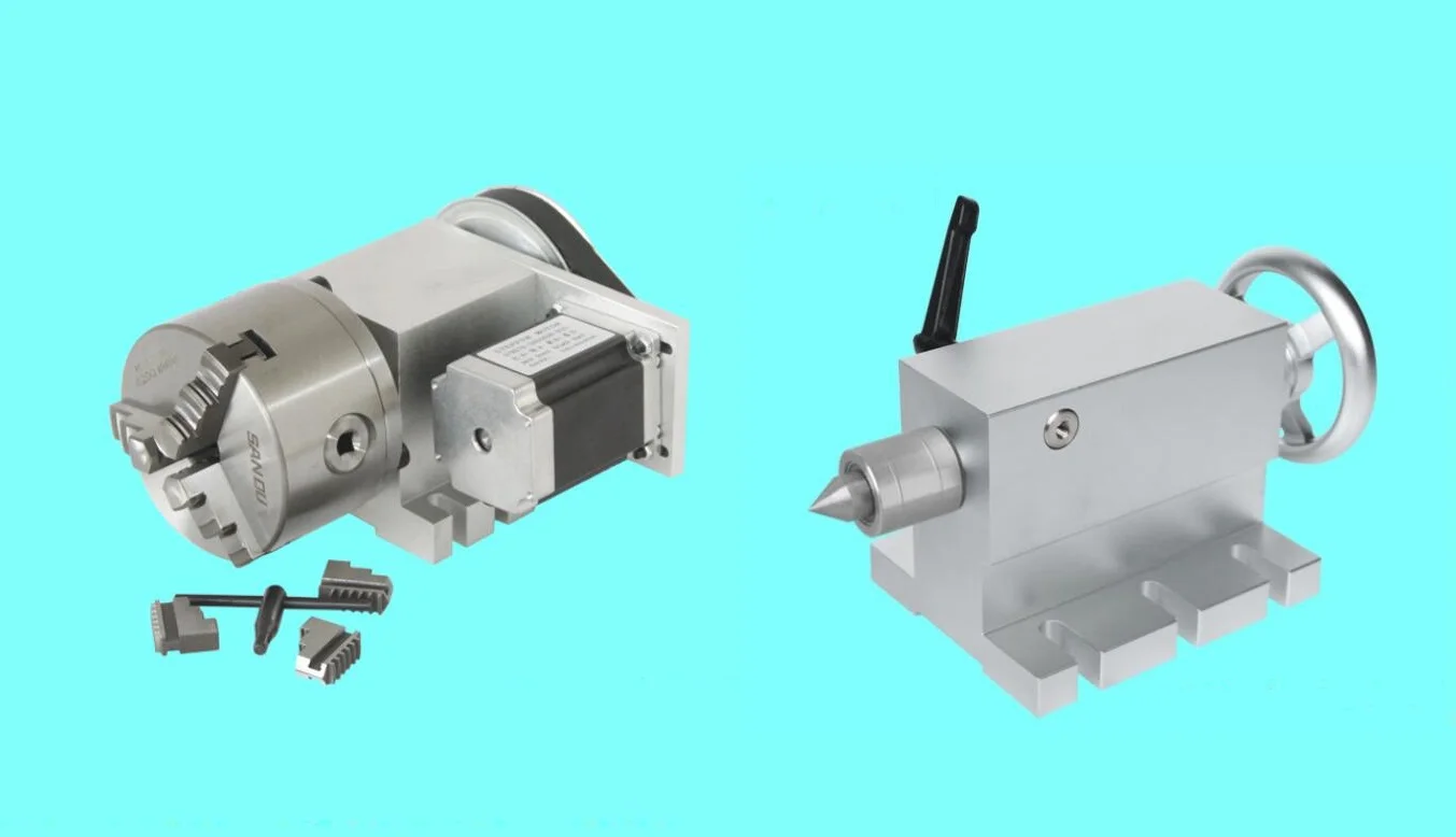 

The fourth axis of the engraving machine (A axis, rotating axis, CNC indexing head) 100MM chuck (hollow shaft)