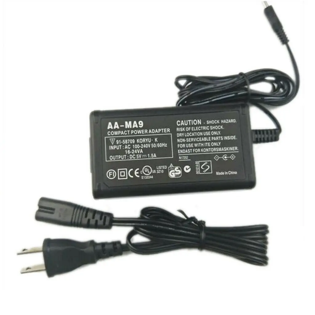 AC Adapter For Samsung AA-MA9 HMX-Q Series H200 H204 H205 H305 H304 H303 H220 H203 H405 More H400