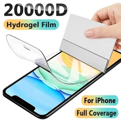 Hydrogel Film for iPhone 11 12 14 Pro Plus XR X XS Max Screen Protector on for iPhone 12 Pro Max Mini 7 8 6 6S Plus 5 5S SE Film