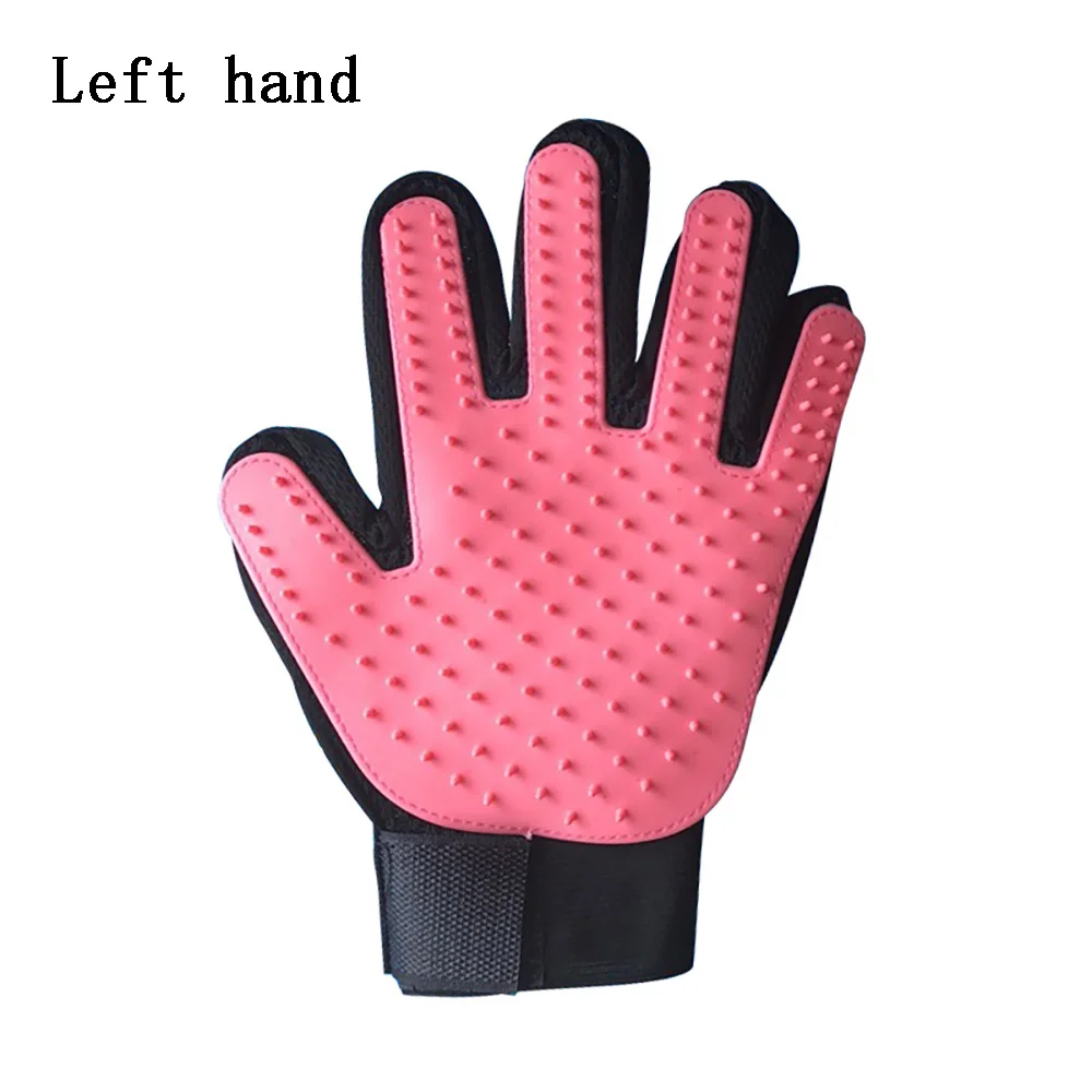 Cat Dog Pet Combs Grooming Deshedding Brush Gloves Cleaning Back Massage Animal Bathing Hair Removal Tool