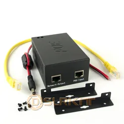 DSLRKIT-12V 65 와트 802.3bt 액티브 PoE 분배기, 기가비트 울트라 PoE + 4 쌍 1000Mbp 5.5A