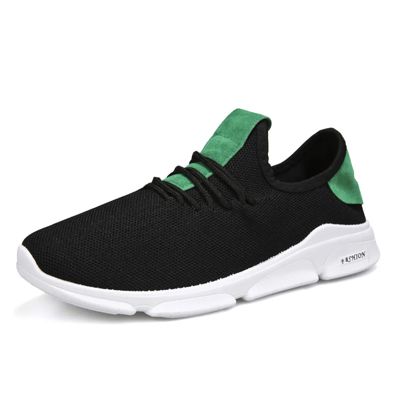 Men's Shoes Plus Size 2021 Spring New Running Shoes Men's Casual Sports Shoes Breathable Flying Sneakers Men's Sports Shoes