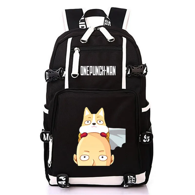 ONE PUNCH-MAN Anime Men Backpack Gift Pen bag Oxford School Bags USB Charging Laptop Backpack Women Travel Bagpack Girls Bookbag