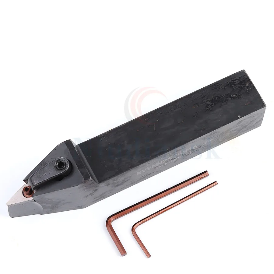 Soporte de herramientas de torneado externo, soporte de máquina CNC, barra de perforación de torneado, MVVNN1616K16 MVVNN2020K16 MVVNN2525M16, 1 ud.