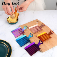 1PC Ginger Grater Wasabi Grater Crusher Stainless Steel Garlic Grinder Kitchen Fruit Presser Vegetables Ginger Grinding Tool