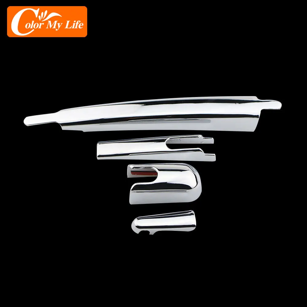 ABS Chrome 3Pcs/Set Car Rear Window Windscreen Wiper Cover Trim Sticker for Peugeot 3008 2013 2014 2015 Accessories