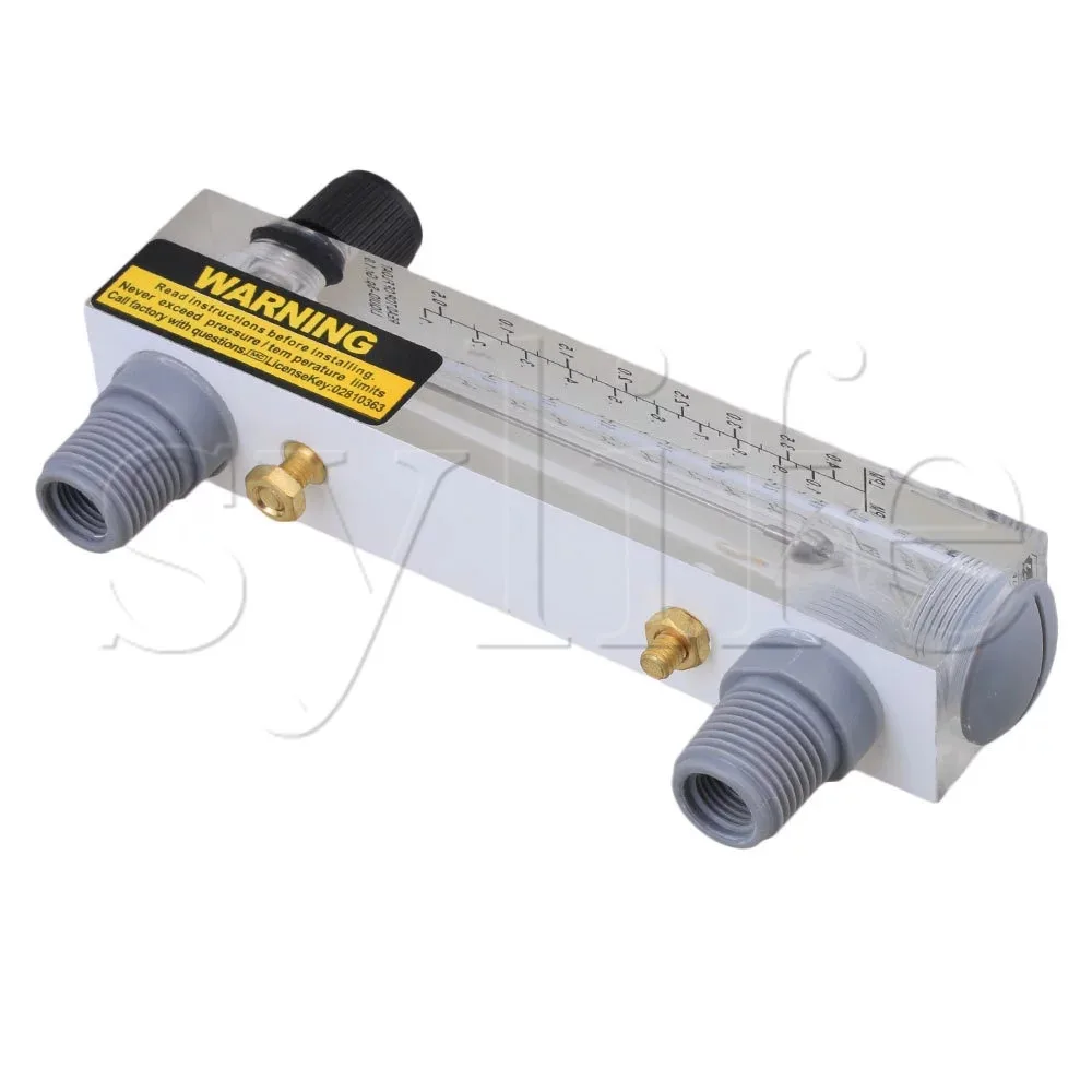 LZM-15T Adjustable Panel Type Flowmeter Flow Meter for Liquid 0.5-4LPM