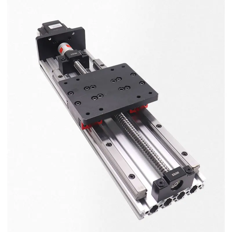 Guide lineari tavola scorrevole 100-900MM modulo lineare vite a ricircolo di sfere SFU1204 SFU1210 HGH15 HIWIN 2.8A NEMA23 57*56mm motore passo-passo