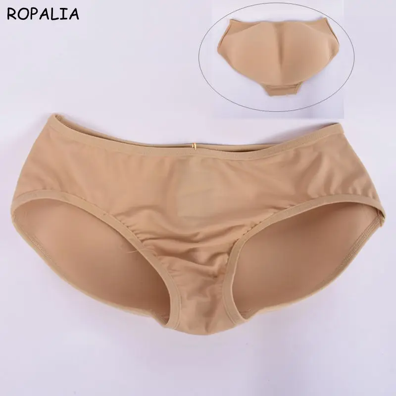 S-XL Lady Low Waist Sexy Padding Panties Bum Padded Butt lifter Enhancer Hip Push Up Panties Underwear Seamless Panties