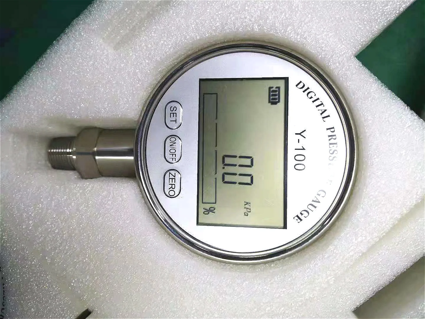 Imagem -06 - Medidor de Pressão Digital de Alta Precisão 0.5 Medidor de Pressão de Precisão Manômetro Óleo de ar Gás Água Testador de Pressão Líquida 0.1 6060mpa