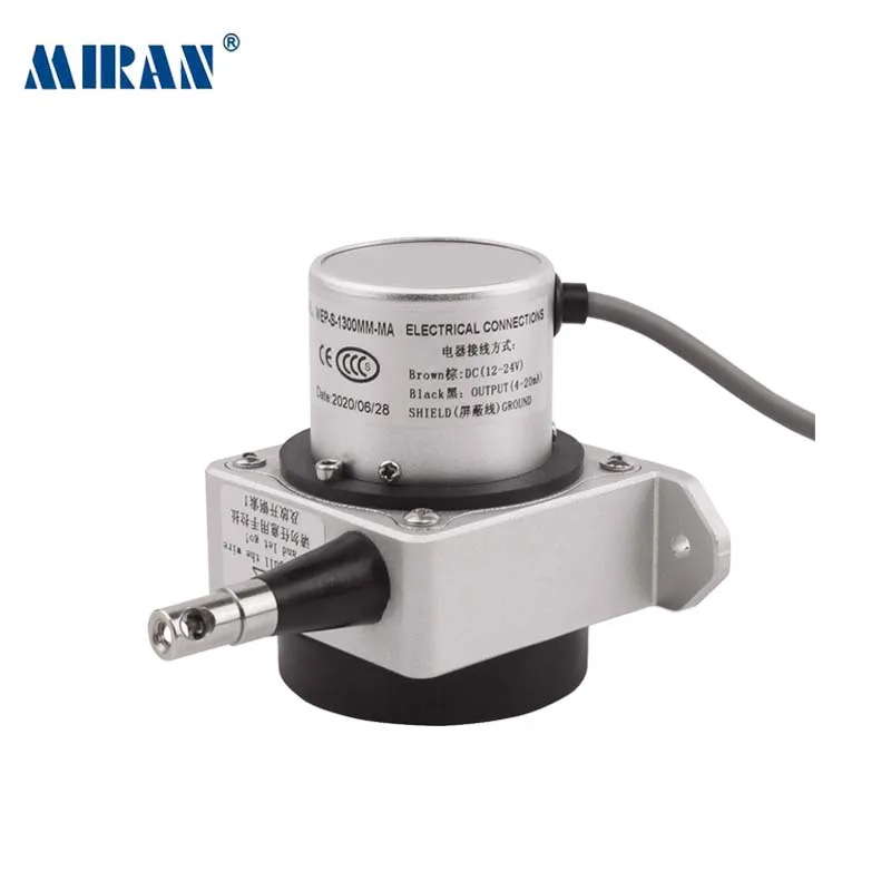 Miran Draw Wire Potentiometer Transducer For Distance Measure WEP-S 100-1000mm Packing Machinery Used Absolute Pull Rope Encoder