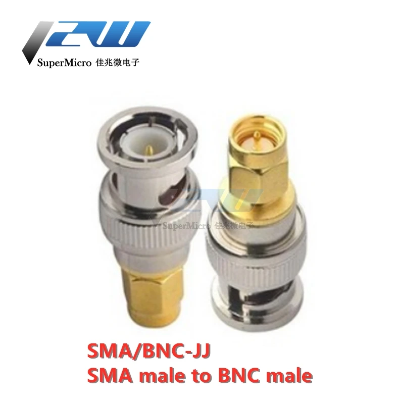 1Pcs BNC To SMA Connectors Type Male Female RF Connector Adapter, Test Converter Kit Transmission Cables SMA To BNC Connector BN