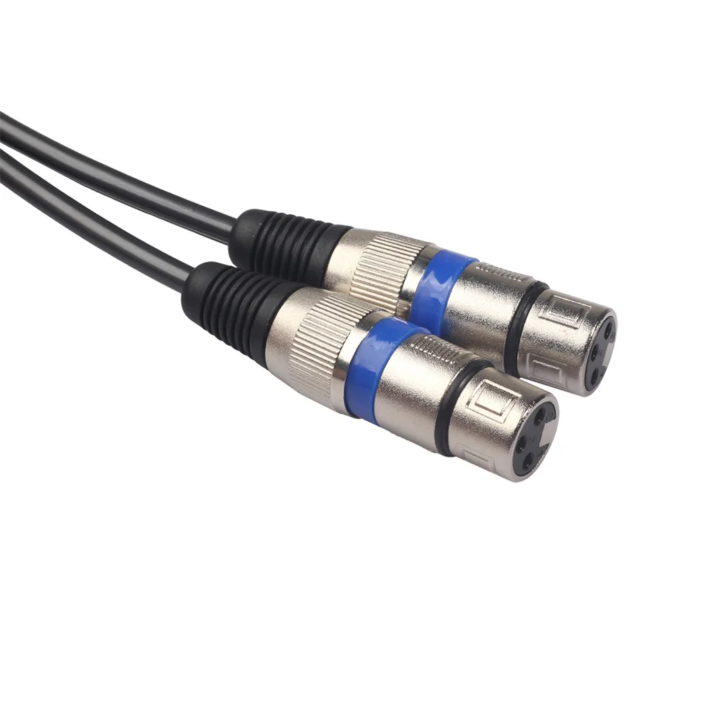 Audio Cable 2 XLR to 2 RCA Adapter Amplifier Sound Box XLR RCA Hifi Microphnoe Speaker Cable