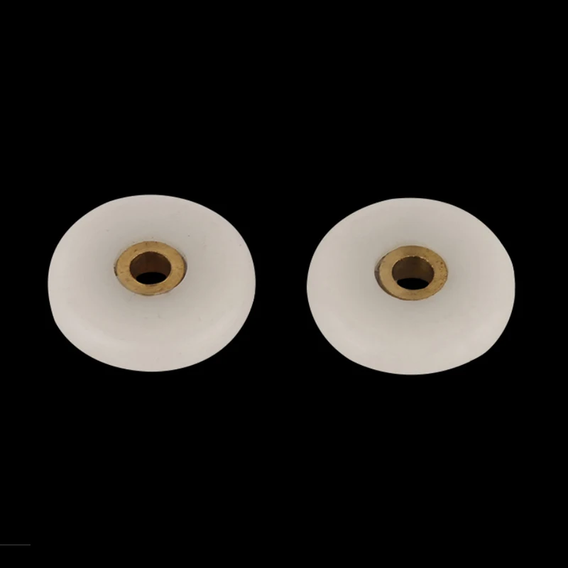 シャワードア用真ちゅう製アクセサリー,バスルームドアローラー外径23mm/25mm,ガラスプーリーアクセサリー