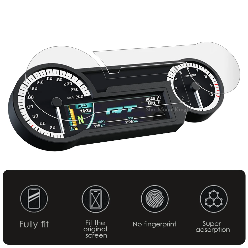 Fit For BMW R1250RT R 1250 1200 RT R1200RT LC 2014 - 2020 Motorcycle Scratch Cluster Screen Dashboard Protection Instrument Film