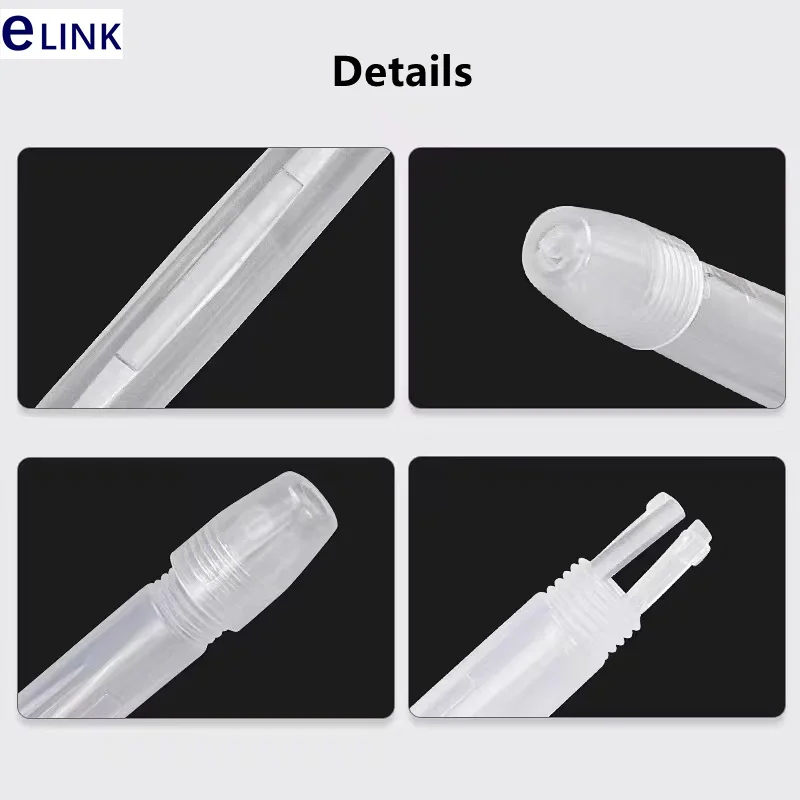 Pudełko ochronne z włókna 150 sztuk do rur termokurczliwych FTTH drop cable 45-60mm przezroczyste pudełko łączące światłowód fabryczny ELINK