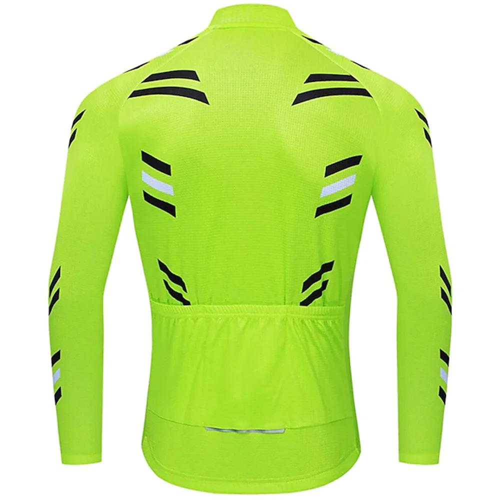 Polyester Design Quick-Dry Jersey Men  Top Mountain Cycling Jersey Long Sleeve Custom Sublimation 2021 New Riding Bike Hot Sale