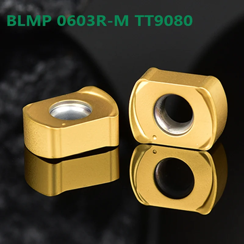 10PCS BLMP 0603R-M TT9080 TaeguTec Carbide Inserts Internal turning tool BLMP0603R CNC lathe tool CVD+PVD Milling tools