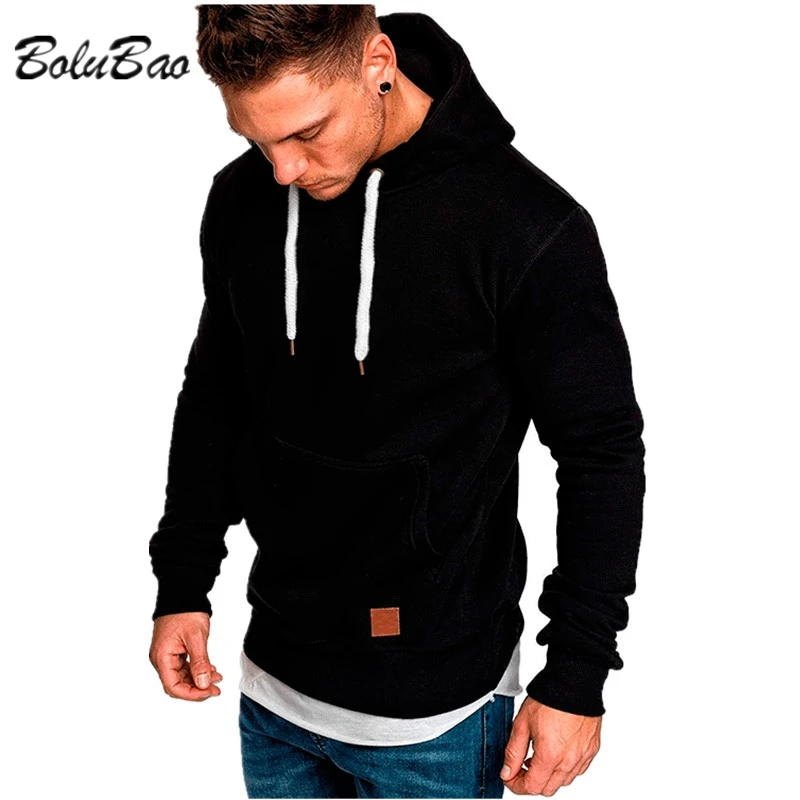 BOLUBAO 2021 Thời Trang Nam Hoodie Dài Tay Thu Đông Cổ Áo Khoác Bé Trai Áo Thương Hiệu Chắc Chắn Áo Nỉ Hoodie Nam