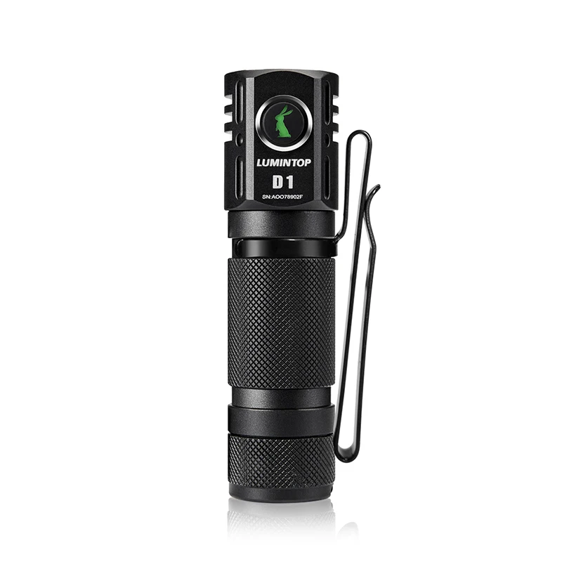 LED Light Lumintop 18650 Flashlight triple LED model D1 rendering 2000 lumens Magnetic tail out door flashlight