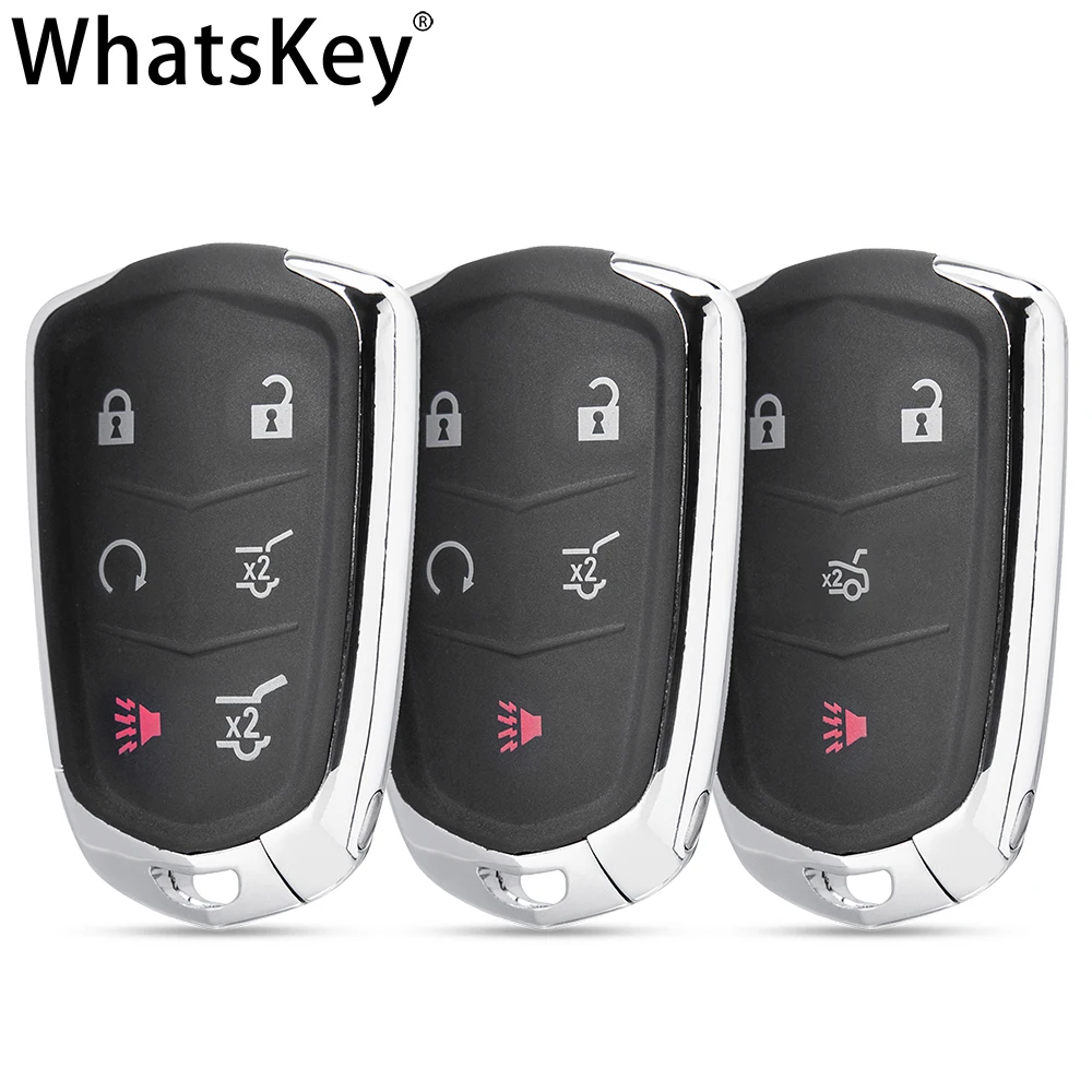 

Replacement Smart Remote Key Shell For Cadillac Escalade XTS CTS CT6 ATS ESV SRX 2017 2018 2019 Car Key Fob Case With Blade