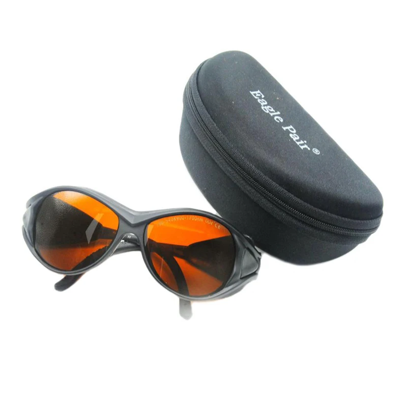 190-540nm 800-1700nm  OD5+ Laser Protective Glasses  Eagle Pair EP-1-2 Wide Spectrum Continuous Absorption Protective Glasses