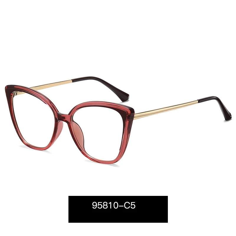 Anti Blauw Licht Blokkeren Computer Afgewerkt Bijziendheid Bril Vrouwen Brillen Frames Prescripton Lentes Opticos Para Mujer Dioptrie