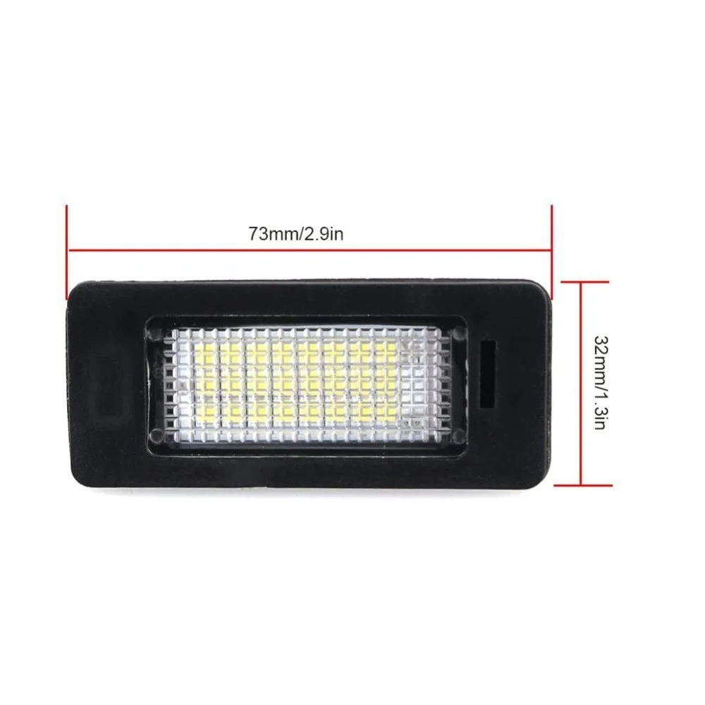 1PC Car Rear License Plate Light 6000K Xenon 12V Tail Lamp for BMW 1 3 5 X5 X6 E39 E60 E82 E88 E90 E91 E92 E93 F10 E70 E71