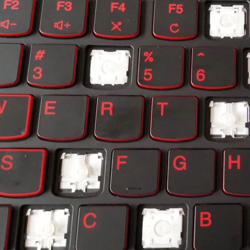 Wymiana nasadki klawiszy i podnośniki klip i zawias dla Lenovo 15 14 R720 Y7000 Y50 Y40 Y520 Y7000P Y50P-70 Y720 R720-15IKB klawiatura