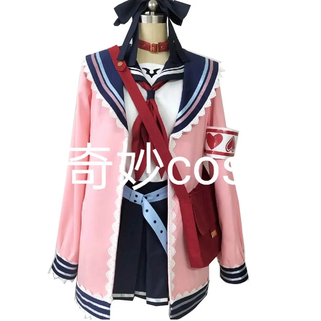 

2021 Anime VTuber Hololive Makaino Ririmu Uniform Party Suit Cosplay Costume Halloween Custom Made Any Size