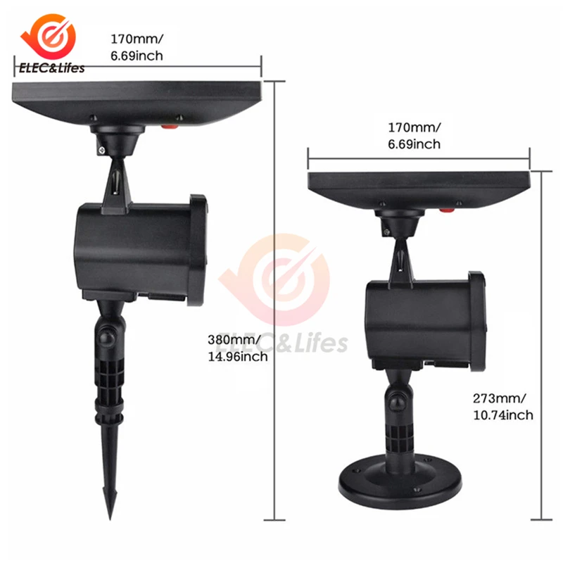 Outdoor LED Waterproof Laser Projector Solar Light Moving Star Lawn Lamp Home Garden Party Christmas Lights USB Charging