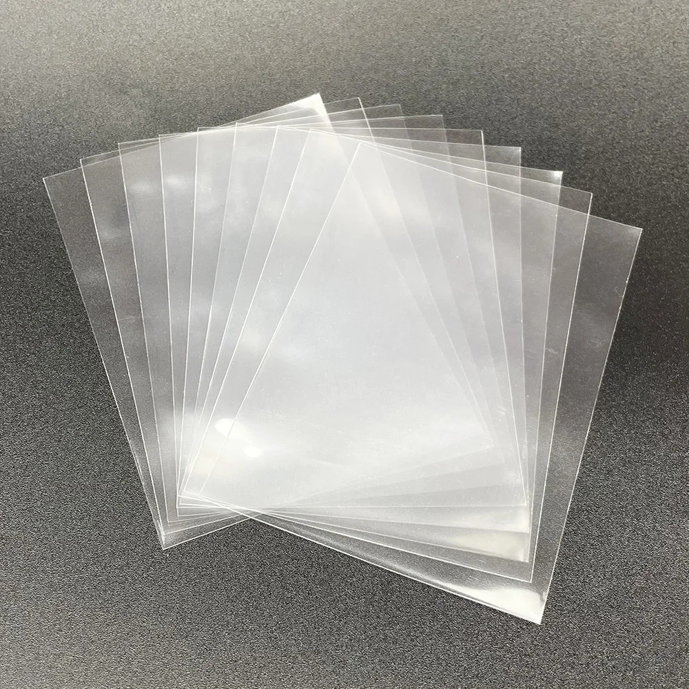 200pcs Acid Free Transparent Perfect Fit Cards Sleeves Perfect Size Clear Inner Card Cover for MGT/PKM/LOR/STAR 64x89mm