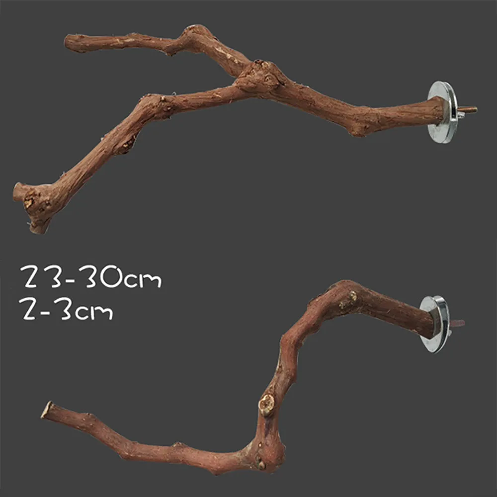 Parrot Bird Standing Stick Wooden Perches Adjustable Bite Toy Cockatiel Pigeon Station Pole Lovebirds Claw Bar Cage Accessories