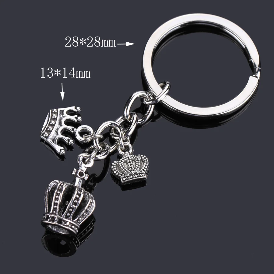 New Crown Keychain For Women Fashion Jewelry Cute Bag Car Pendant Friends Key Chain Original Gifts