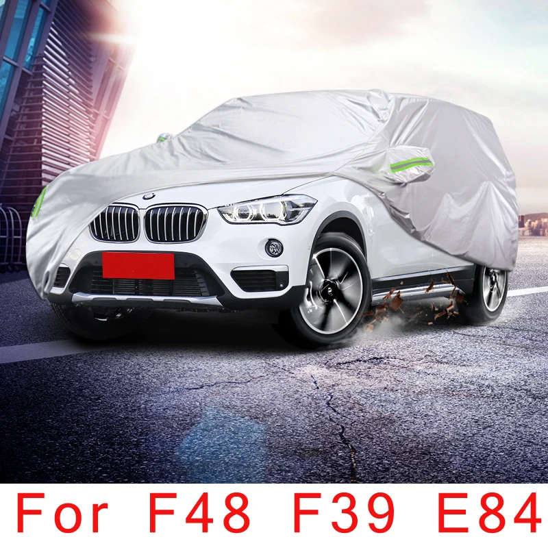 

Car Sunshade Cover Exterior Peotector Outdoor Covers Waterproof Oxford Cloth Anti Uv For BMW X1 X2 F48 F39 E84 Accessories