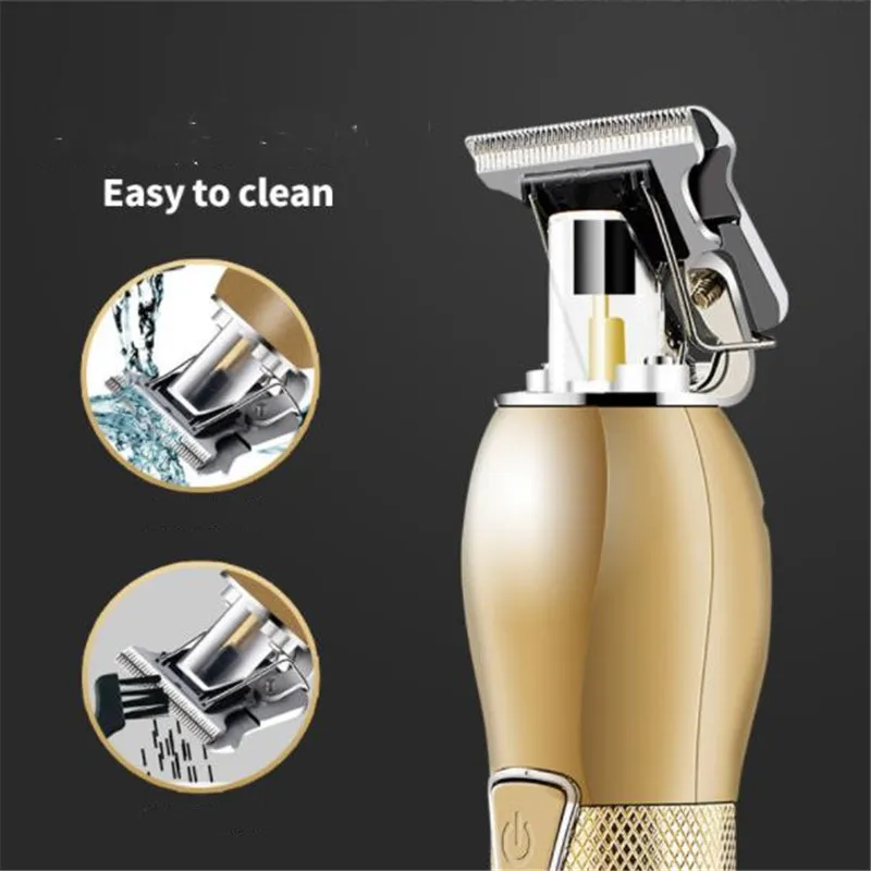 Professional Electric Barber Clipper Precision Zero Gap Hair Trimmer Cordless Hairstyle Salon Haircut Machine Hairdresser Cutter