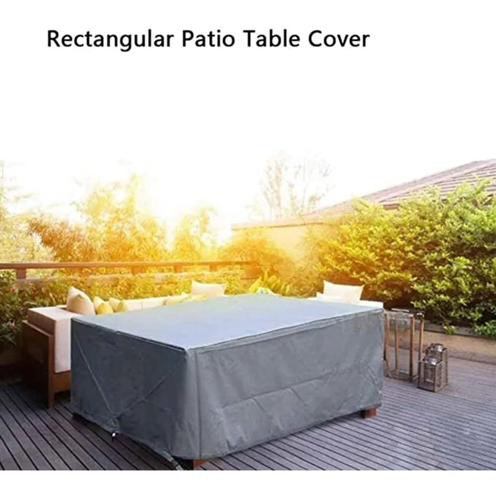 40 Size Outdoor Furniture Covers Waterproof Rain Snow Dust Wind-Proof Anti-UV Oxford Fabric Garden Lawn  Patio Furniture Covers