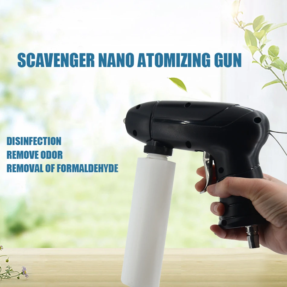 

Car Air Atomiser Disinfection Spray Gun Autombile Peculiar Smell Formaldehyde Eliminate Sprayer Home Indoor Sterilize Nebulizer