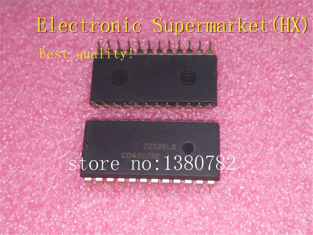 

Free shipping 50pcs/lots CD4067 CD4067BE DIP-24 IC In stock!