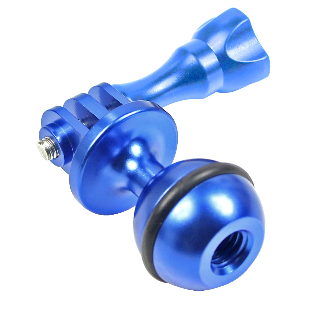 Mini Ball treppiede Head Mount adattatore per testa a sfera da 1 pollice 3/8 staffa per braccio per luce Video subacquea per RAM per GoPro 13 12 11 10 9 8 fotocamera