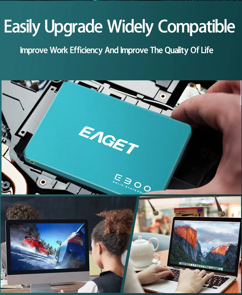 Eaget e300 ssd 120gb 240gb disco rígido externo ssd externo hd drivedrive rígido externo para computador portátil de estado sólido rive sata 3